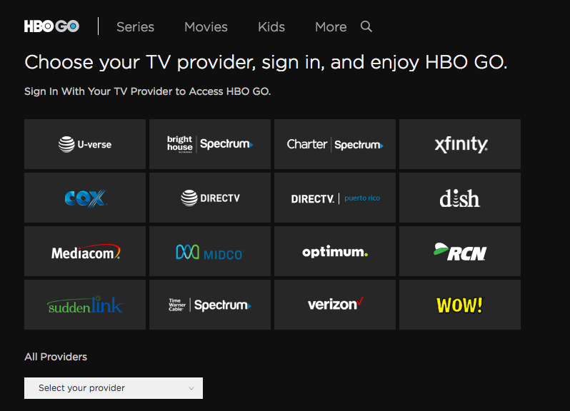 To HBO GO with Chromecast