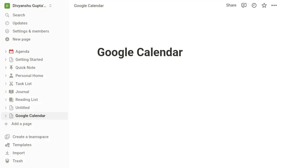 How To Embed Google Calendar In Notion Tech Junkie