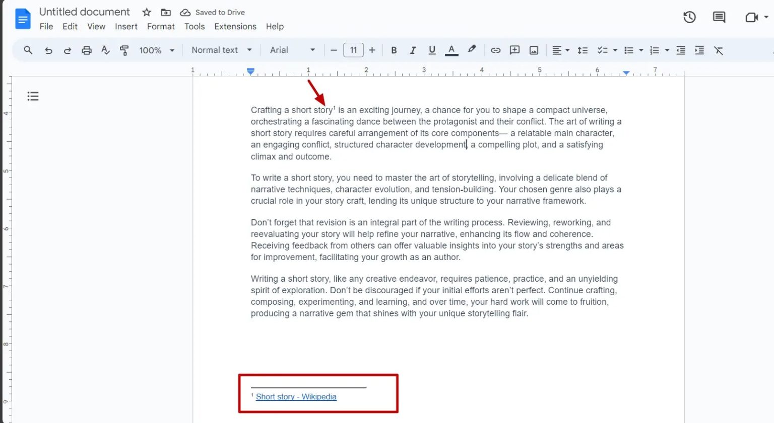 Google Docs How To Add Footnotes Tech Junkie