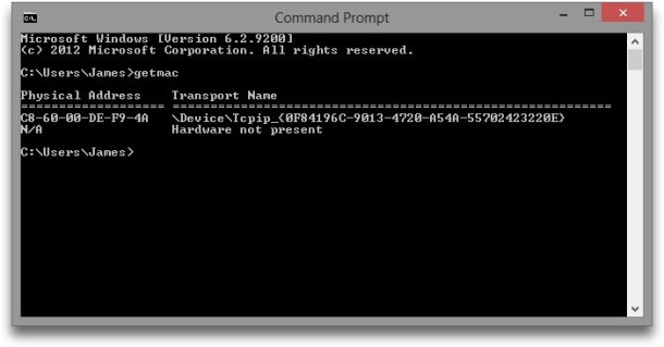 How to Find Your MAC Address in Windows & OS X