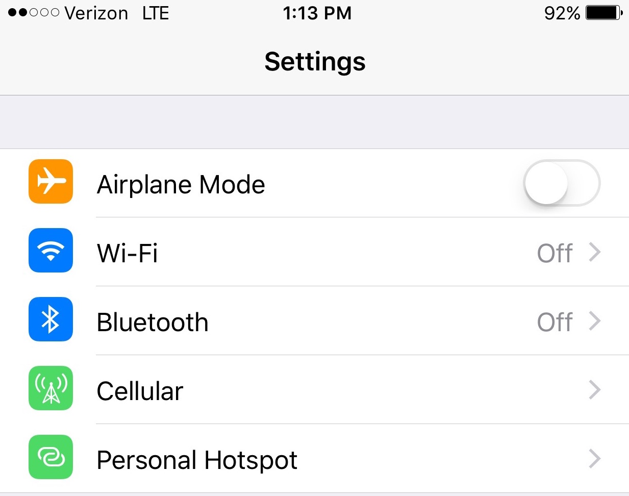 setting hotspot di iphone 7