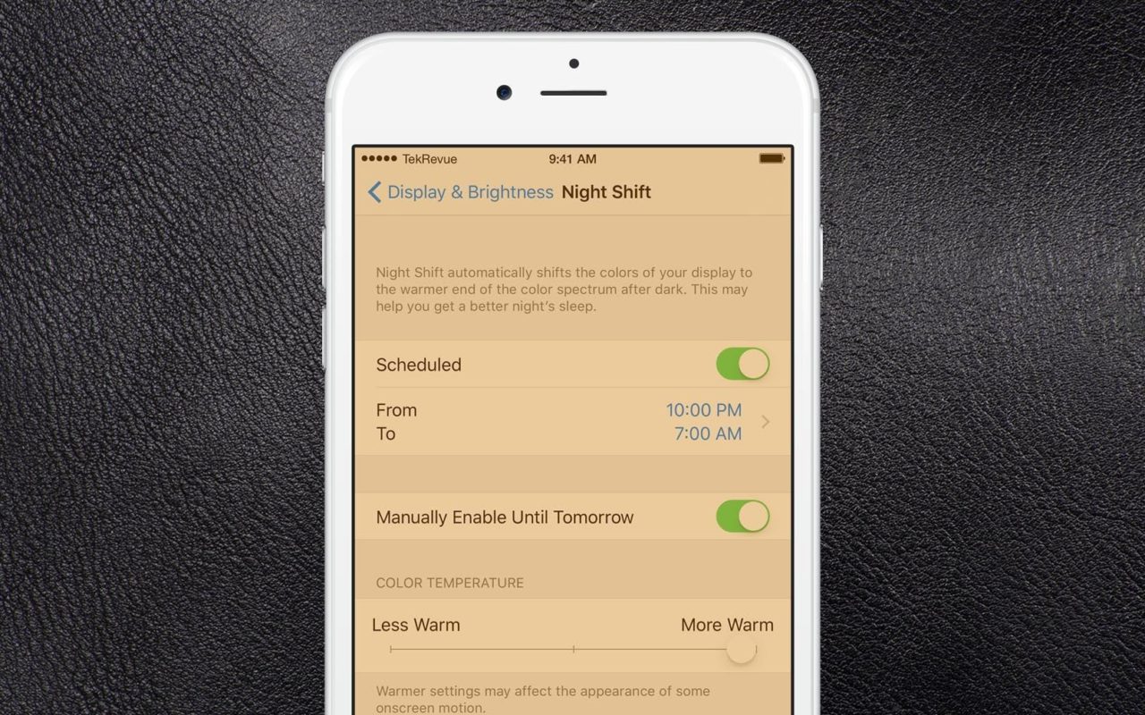 How To Turn On Night Shift Mode In iOS11 - Swopsmart