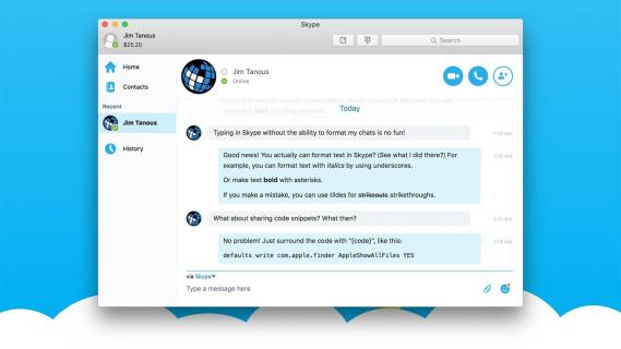 How To Format Skype Text Chats 