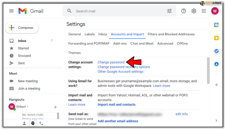 How To Change Your Gmail Password - Tech Junkie