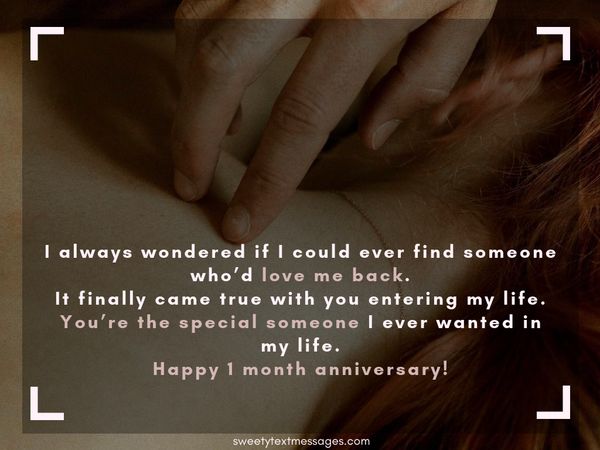 How to make your First Month Anniversary Special?