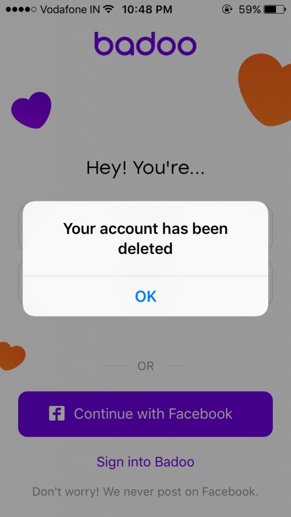 Badoo account löschen app