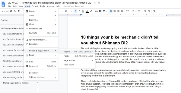 How To Remove The Footer In A Google Docs