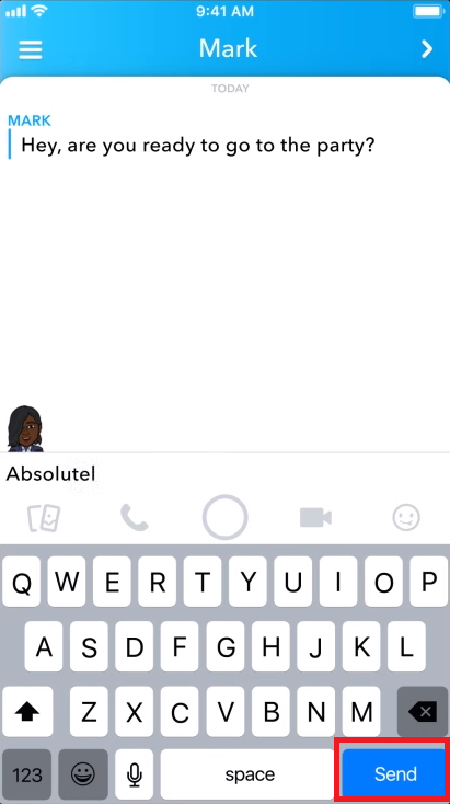 How To Send Text Messages On Snapchat