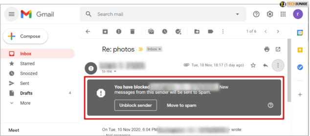 How To Unblock Someone On Gmail - Tech Junkie