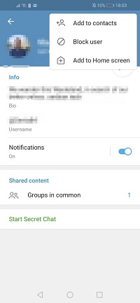 How To Add A Contact By Username In Telegram