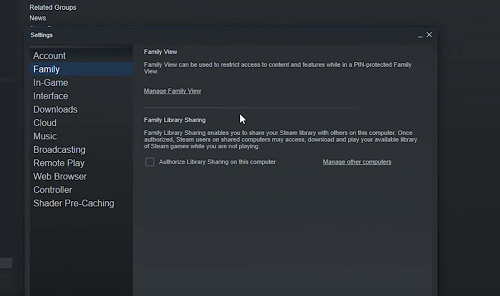 How To Share Your Games With Family Members In Steam