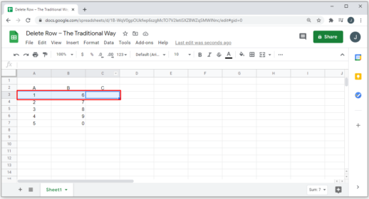 What Is the Shortcut to Delete a Row in Google Sheets? - Tech Junkie