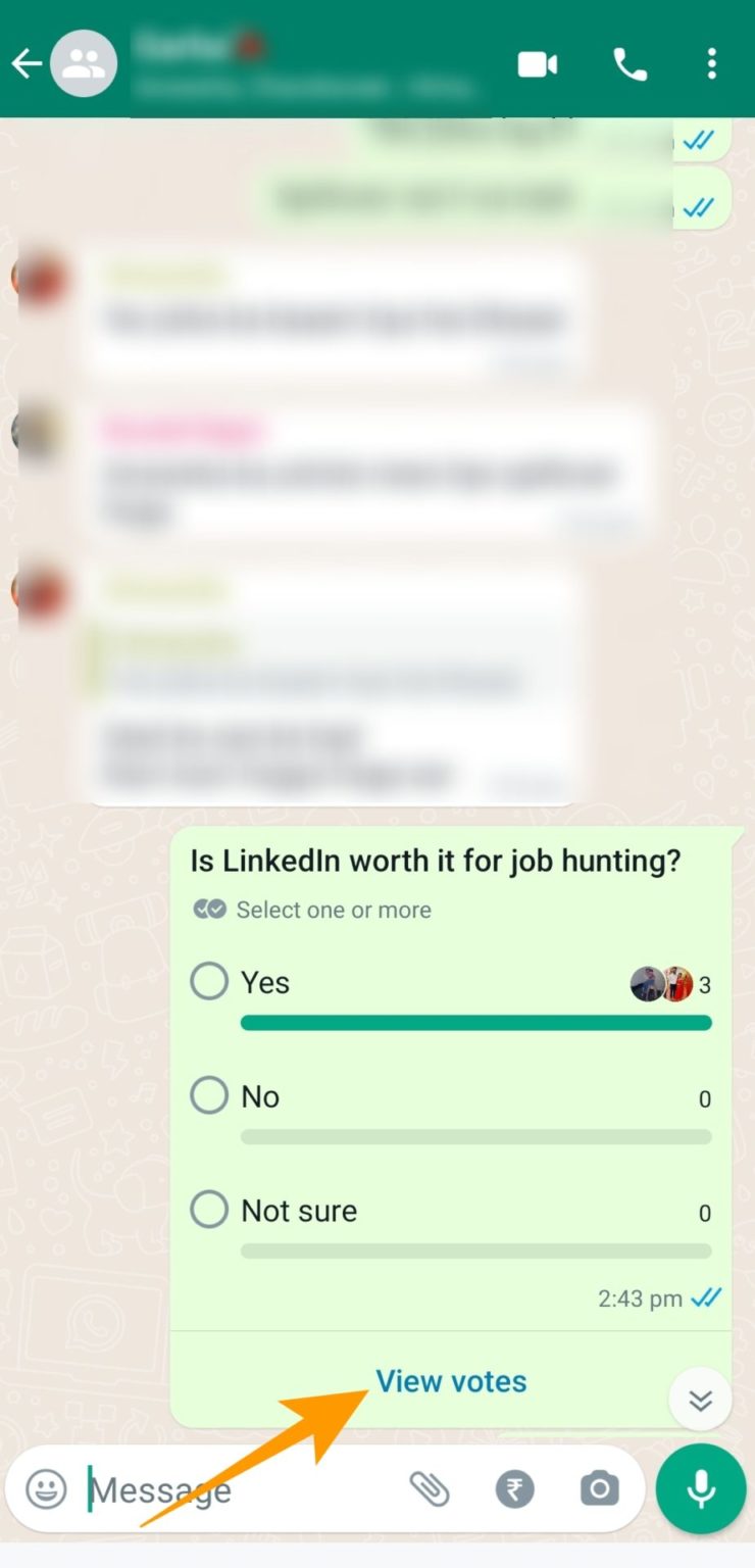 How to Create a WhatsApp Poll Tech Junkie