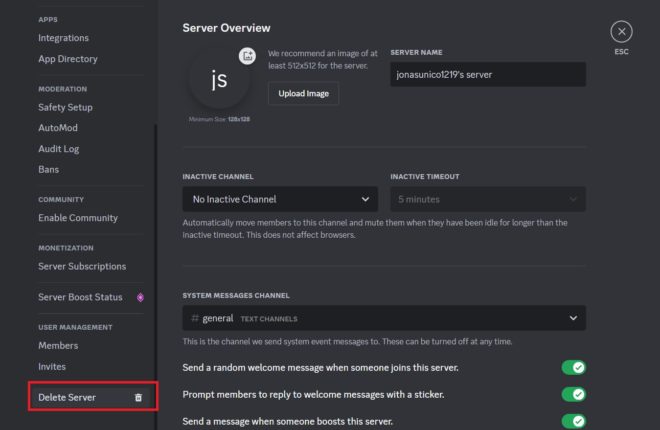 How to Delete a Discord Server or Channel - Tech Junkie