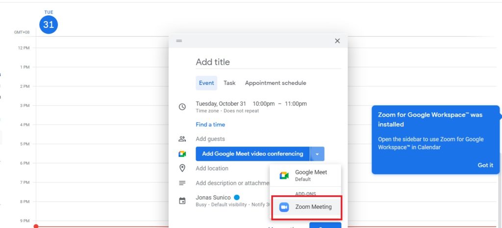 How to Add Zoom to Google Calendar Tech Junkie
