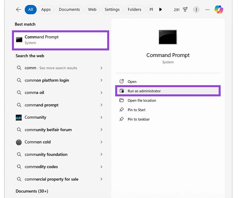 Use the System File Checker 1