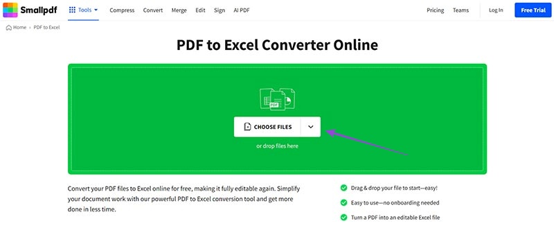 Convert a PDF to Excel - Use an Online PDF to Excel Converter 1