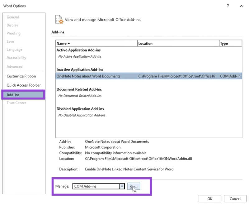 Microsoft Word Fixes for Run Time Error 6