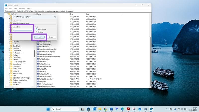 Snap Layouts Not Working in Windows 11 Fix 2 — Adjust Registry Files 6