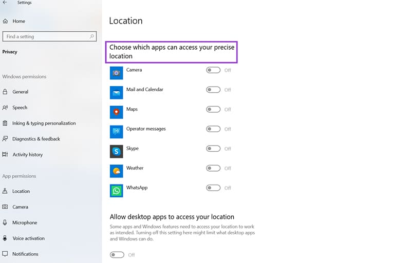 How to Change the Way an App Accesses Your Data in Windows 9